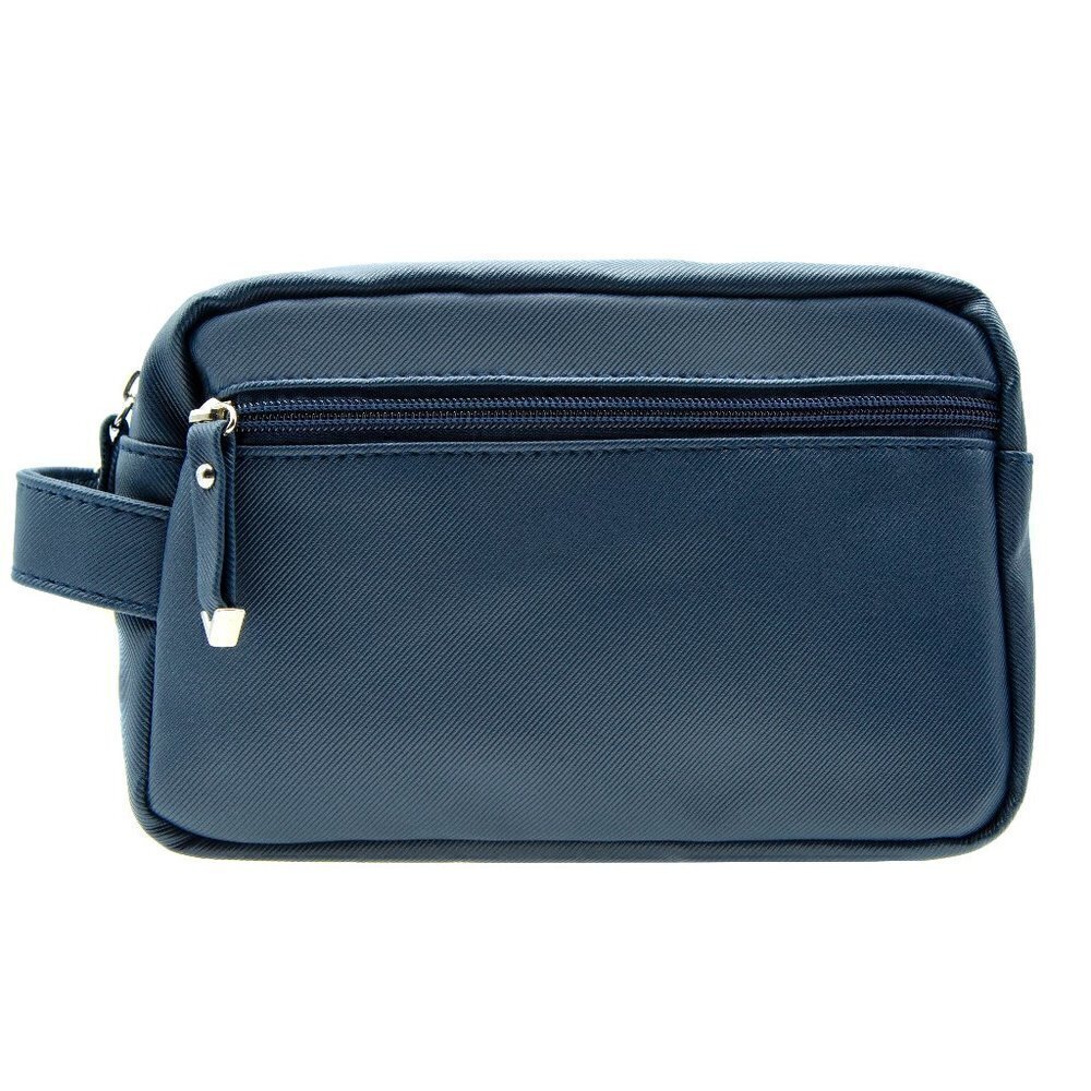 Men's Vegan Navy Blue Dopp kit